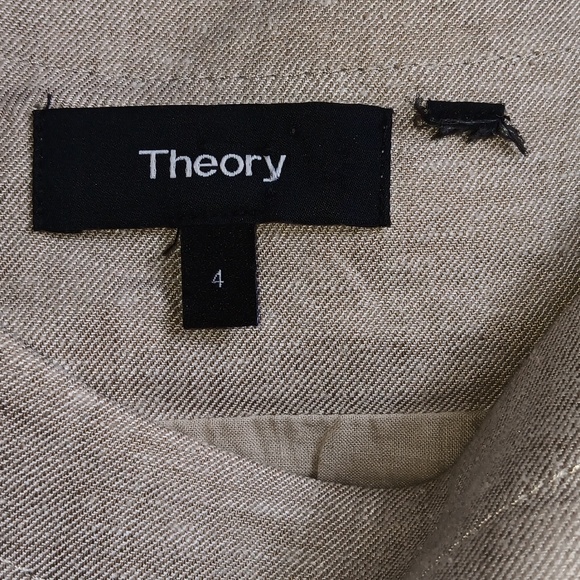 Theory Didianne Tierra linen blend sleeveless sheath dress - Picture 10 of 11